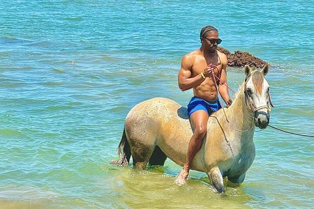 Stone Island HorseBack Riding On the Beach