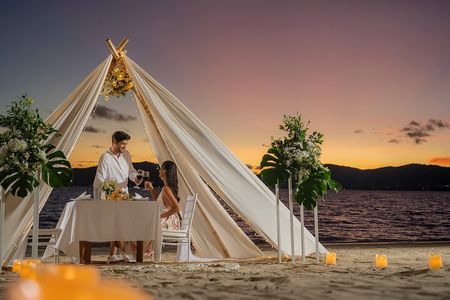 Private Romantic Dinner Experience on the Beach Panwa Cape