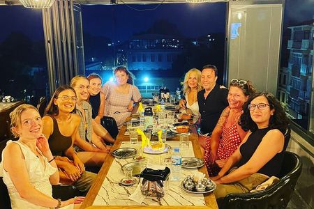 Istanbul: Authentic Turkish Food Night and Rooftop Tour