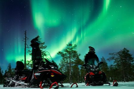 Northern Lights Night by Snowmobile (private tour)