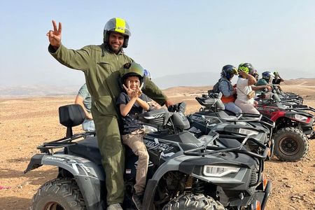 Quad Bike in Agafay Desert with lunch & swimming pool