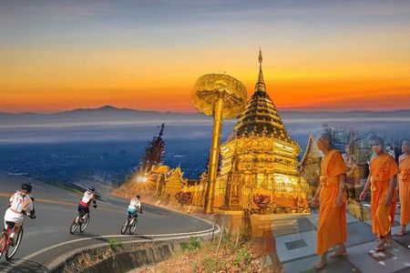 No.1 Chiang Mai: Sunrise Mountain Biking from Wat Doi Suthep