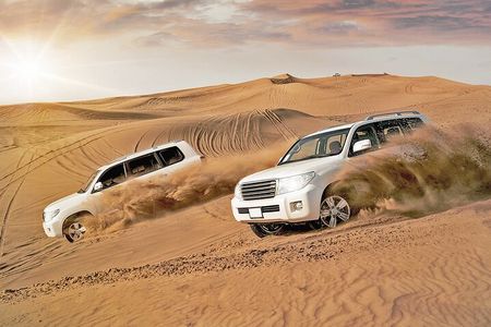 Dubai Desert 4x4 Dune Bashing, Sandboarding, Camel Riding, Dinner