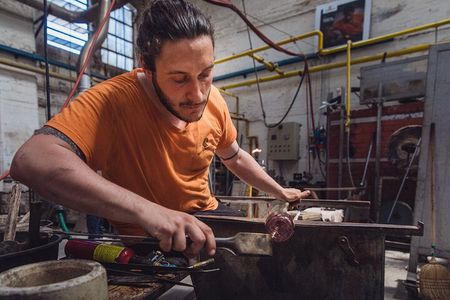 In-depth guided tour in a real Murano Glass Factory