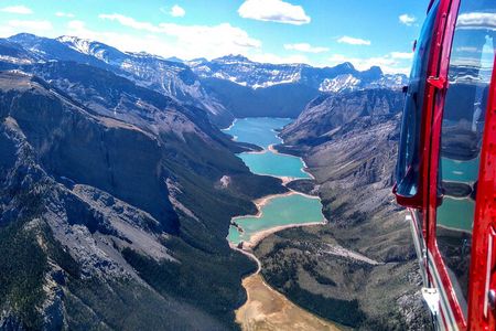 30 Minute Helicopter Tour over Lake Minnewanka, Banff