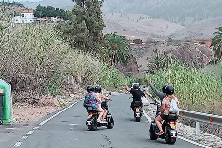 e-Scooter Mountain Tour in Natural Park Pilancones option Tapas