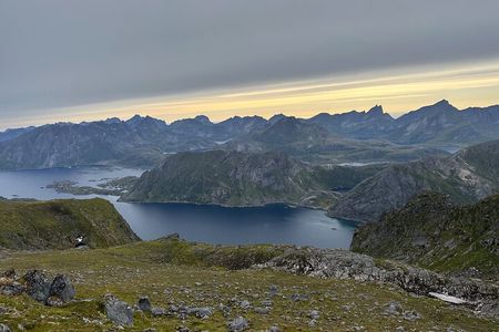 Private Exclusive Boat Sightseeing and Mountain Hike in Leknes