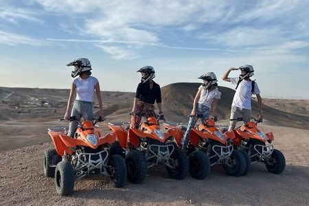 Departing from Marrakech: Quad excursion to the Agafay desert