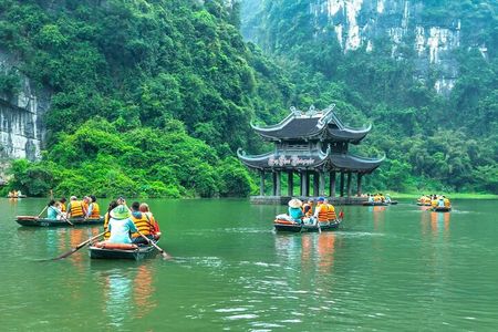 From Hanoi: Discover Hoa Lu, Trang An Grottoes, Mua Cave, Cycling