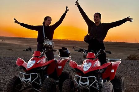 Marrakech: Quad tour in the Palmeraie and desert jbilet