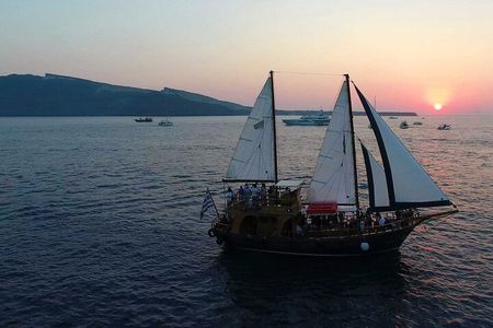 Sunset Cruise in Caldera of Santorini