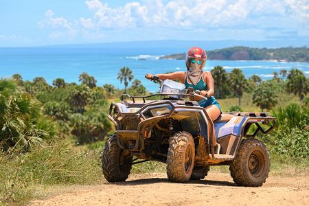 Coconut Cove Private Beach Day and Scenic ATV Adventure