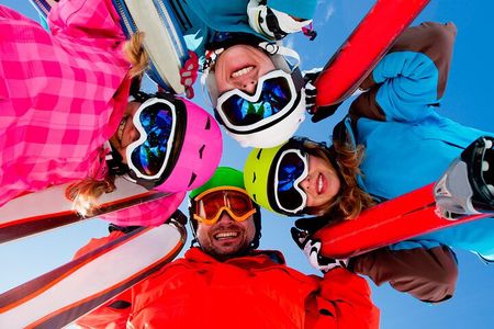 Group Ski or Snowboard class with equipment at Cerro Catedral