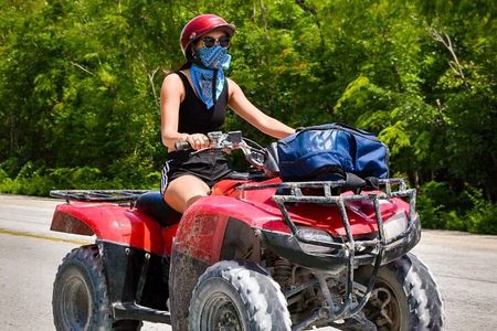 Cozumel Jungle ATV Tour Adventure and Caverns with transfer