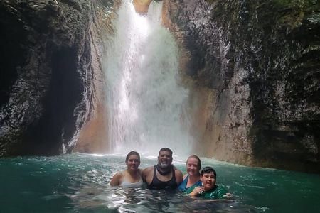 La Leona Waterfall Hike, Cliff Jumps, Hot Springs & Volcanic Mud