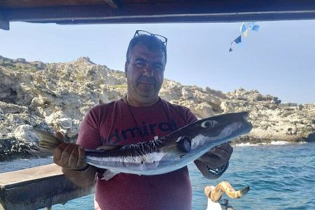 Makarounas Fishing Boat Trip with swimming stop and BBQ on board