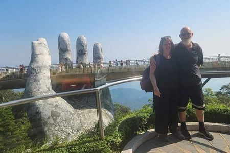 Private Car Transfer to Visit Golden Bridge Ba Na Hills & My Son Holyland 