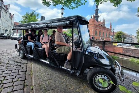 GDANSK City Tour by Golf Cart Live Guide & City Sightseeing 90min