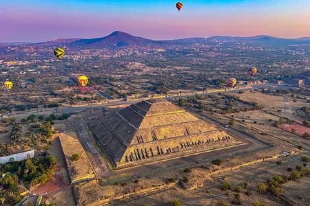 Balloon Flight with Teotihuacan & Guadalupe Shrine Full day Tour