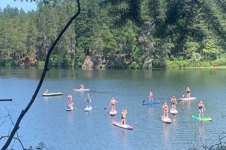 Paddling Thetis Lake