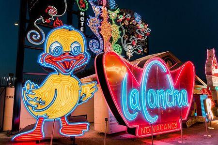 Las Vegas: Neon Museum Night Experience and Open-Top Bus Tour