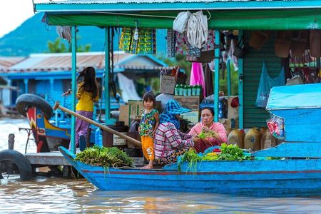 Half Day Floating Village at Tonle Sap Lake joined tour