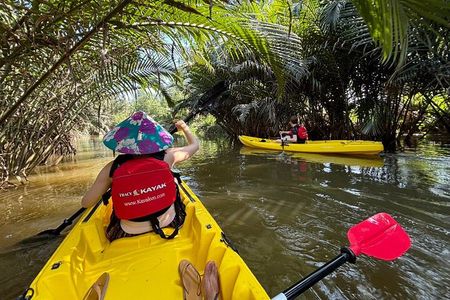 VIP Mekong Delta Adventure Cycling & Kayak Day Trip Group 10 Pax