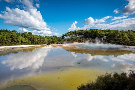 From Auckand: Wai-O-Tapu and Polynesian Spa Rotorua Day Tour