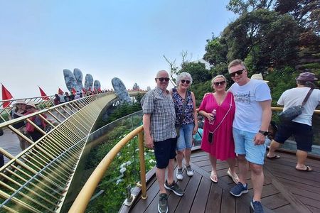 Private Marble Mountain- Golden Bridge Full Day Tour