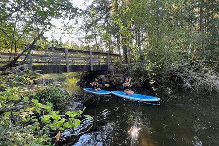 Paddling Thetis Lake