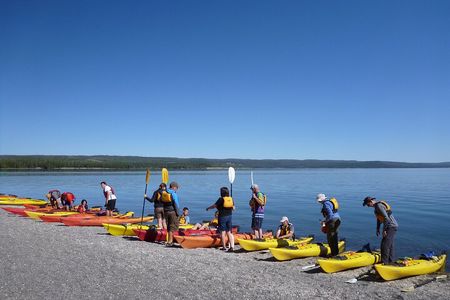 Half Day Paddle on Yellowstone Lake