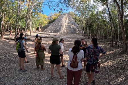 Private Tour to Coba, Lagoon, Spider Monkeys and Maya Community