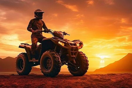 Marrakech: Agafay Desert Quad Biking Tour with Dinner & Show