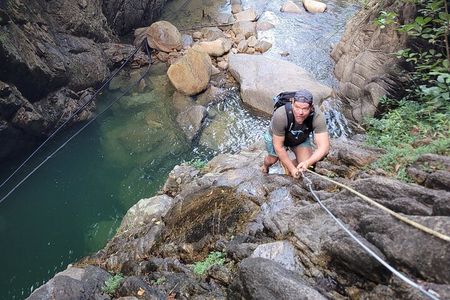 Jungle hike to palo maria Waterfalls
