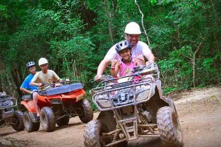 Jungle Adventure with ATV Rides, Zip Lines, and Mayan Cenote 