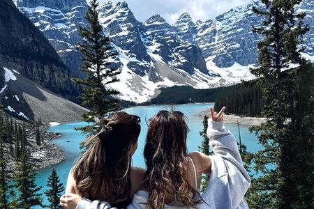 Moraine Lake Louise Johnston Canyon Banff Town Bow Falls Tito's