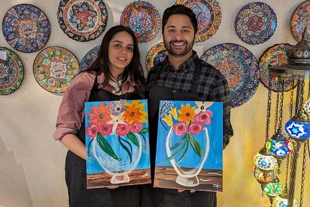 Paint and Sip Classes Sydney: Acrylic Art, Canvas & Wine