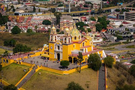 Pyramid of Cholula and Puebla: Private Tour from Mexico City