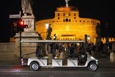 Nocturnal Rome Golf Cart / E-Calessino Tour