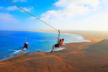 Complete Excursion and Flight on the Zipline Cabo Verde