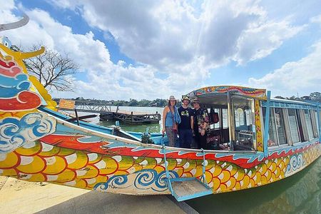 Private Hue Dragon Boat Tour Thien Mu Pagoda & Royal Tombs