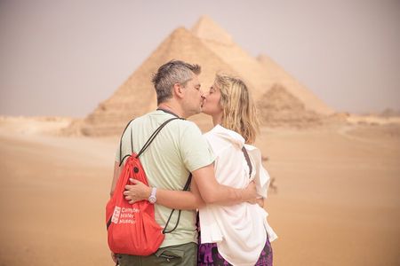 Cairo Layover Tour to Giza Pyramids Egyptian Museum and Khan Khalili Bazaar