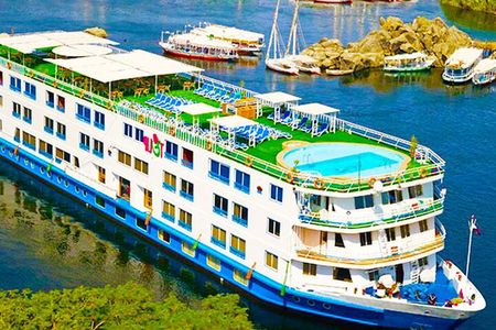 4 Days Nile Cruise, Aswan to Luxor AbuSimbel optional hot balloon