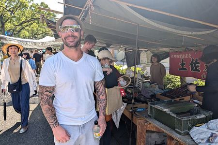 Experience the energy of Kochi: Sunday Market Tour includes Kochi Castle