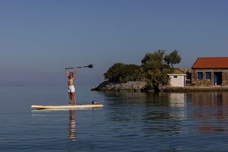 Paddle Boarding Lesson at Damouchari Pelion