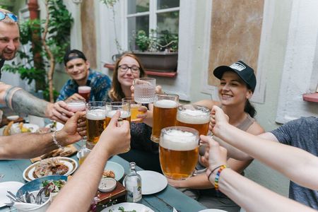 One Prague Tour: Old Town Road with local Food & Beer ️