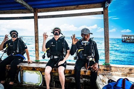 Zanzibar 1 Day Scuba Diving double dive,blue trip experience