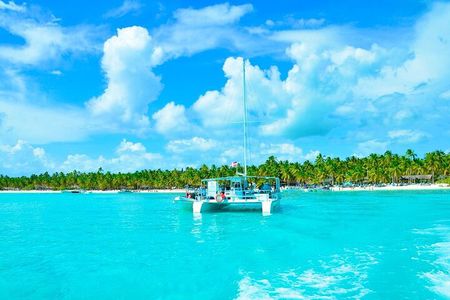 “Saona Island: Catamaran Adventure & Caribbean Paradise”