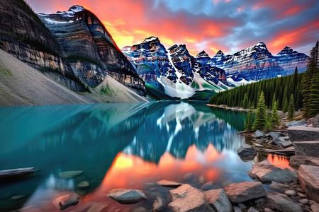 Banff/Canmore Shuttle to Moraine Lake and Lake Louise(1.5h each)