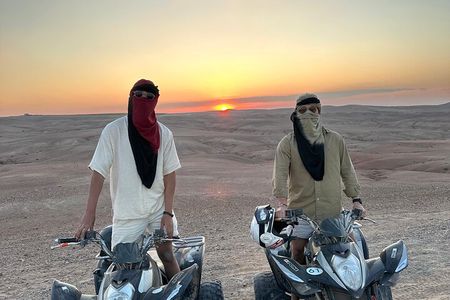 From Marrakech: Quad sunset dinner Experience & show